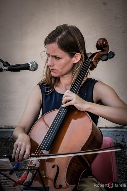 Ilaria Lanzoni  violino Clara Maria Garcia Barrientos viola, Naomi Berrill violoncello