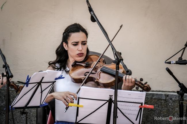 Ilaria Lanzoni  violino Clara Maria Garcia Barrientos viola, Naomi Berrill violoncello