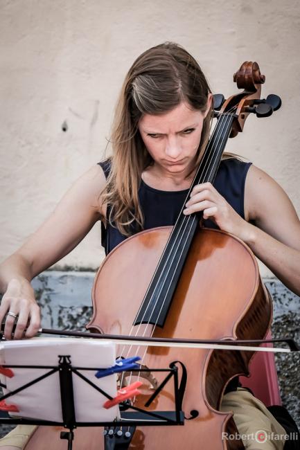 Ilaria Lanzoni  violino Clara Maria Garcia Barrientos viola, Naomi Berrill violoncello